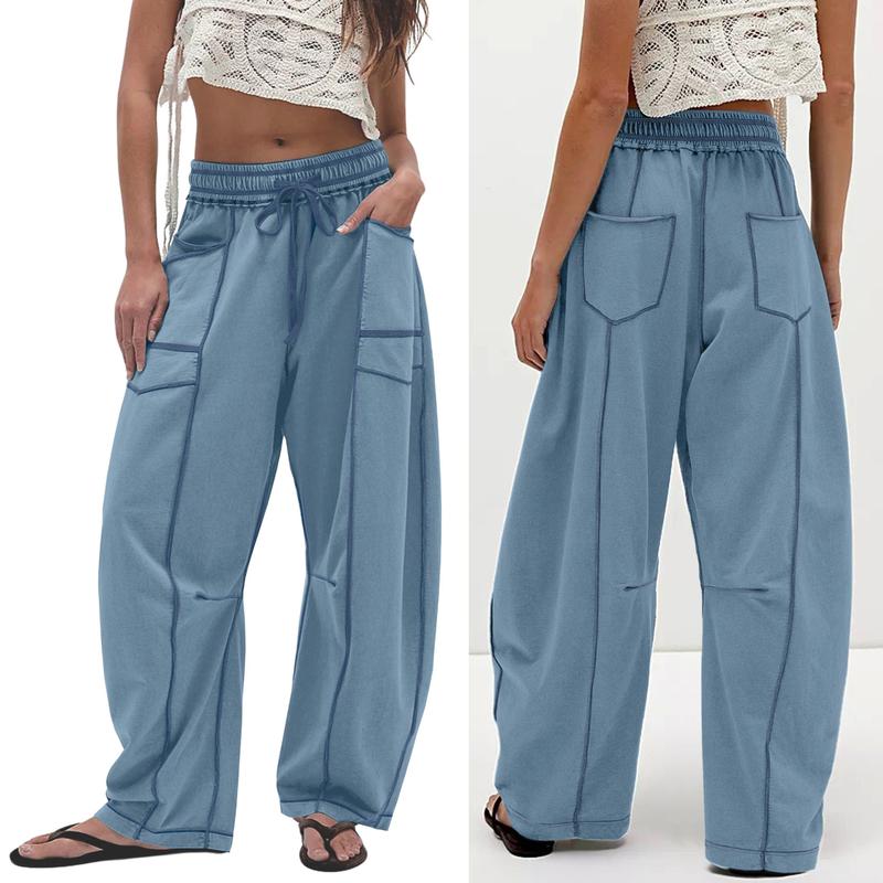 Comfy High Waist Barrel Sweatpants