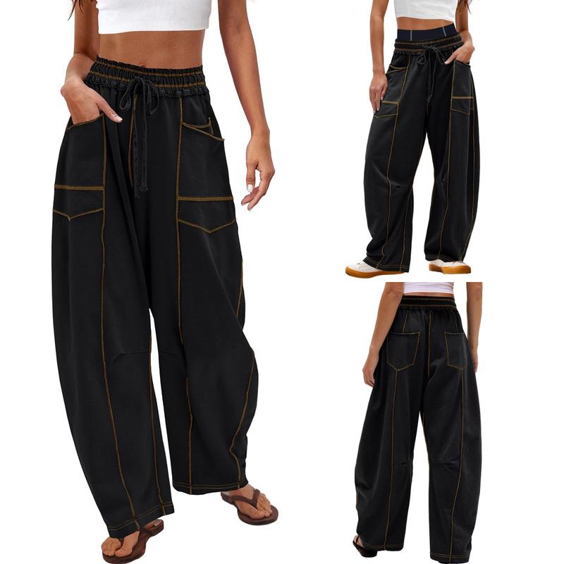 Comfy High Waist Barrel Sweatpants
