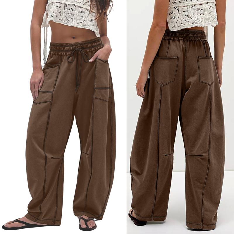 Comfy High Waist Barrel Sweatpants