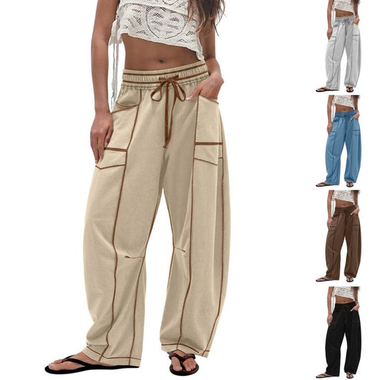 Comfy High Waist Barrel Sweatpants