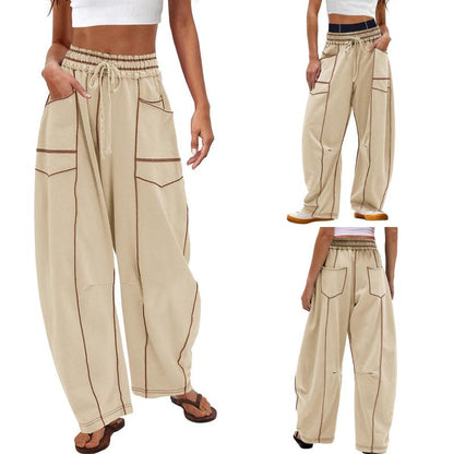Comfy High Waist Barrel Sweatpants