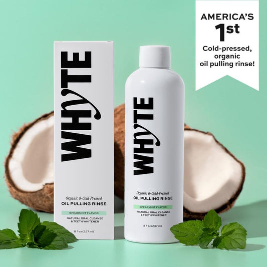 White™ - 100% Organic Spearmint Oil Pulling