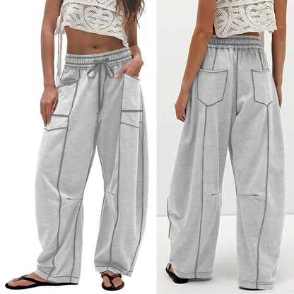 Comfy High Waist Barrel Sweatpants